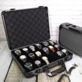 Metal Watch Case Professional  Watch Storage Box Aluminum Display Organizer Watch Collecting Box with 18 Slots